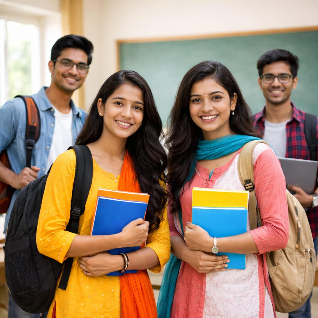 Children in classroom learning